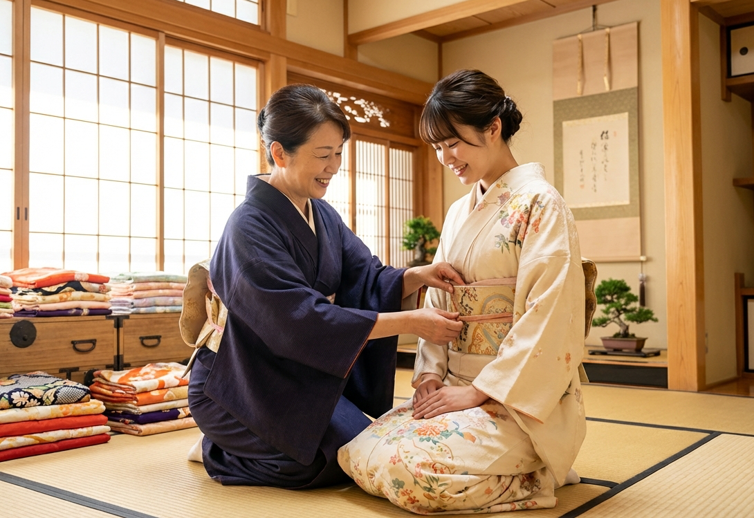 着付けと撮影を学べる和装レッスン