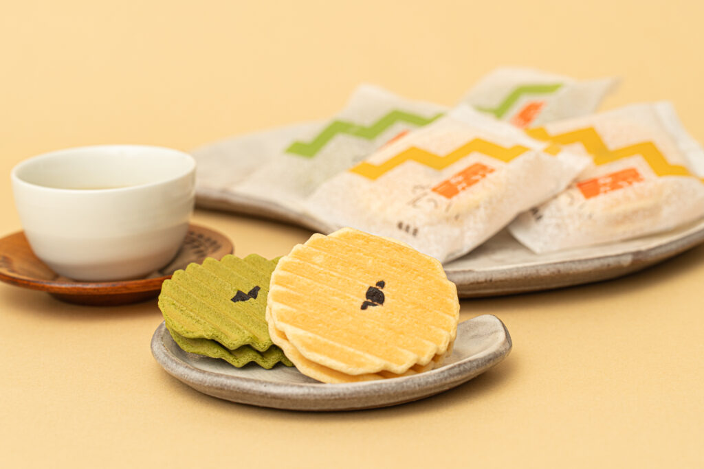 備前屋「二十七曲りせんべい」商品撮影｜岡崎の老舗和菓子・手土産撮影事例