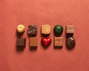 アンリュクス「ボンボンショコラアソート」商品撮影｜岡崎の老舗和菓子・手土産撮影事例